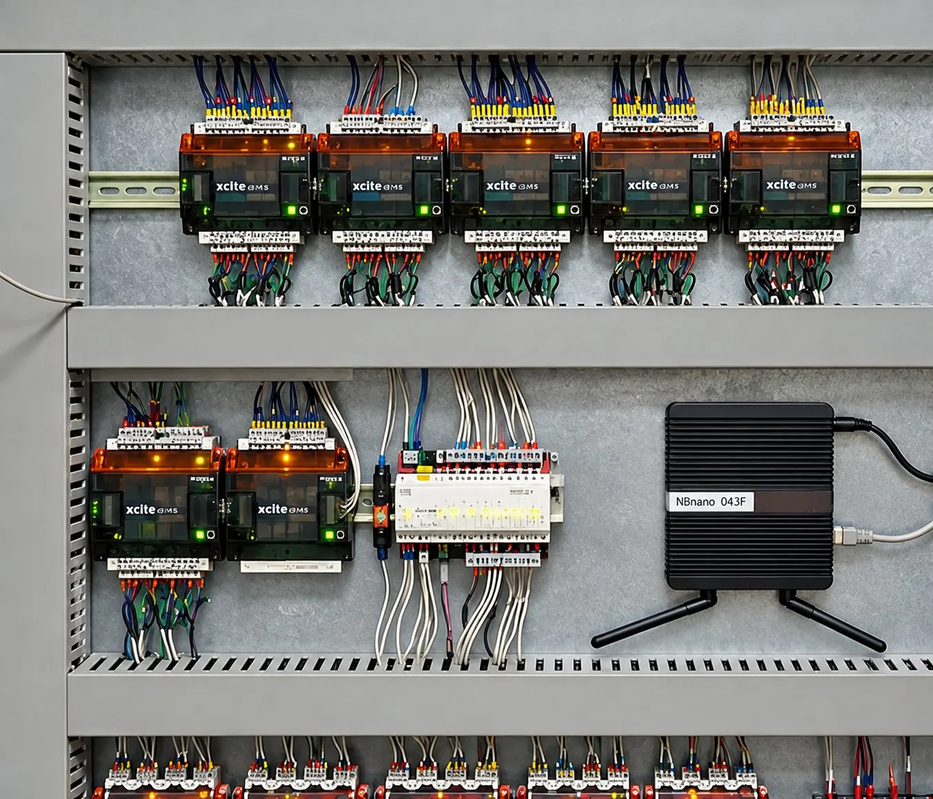 Tablero con sensores integrados al BMS
