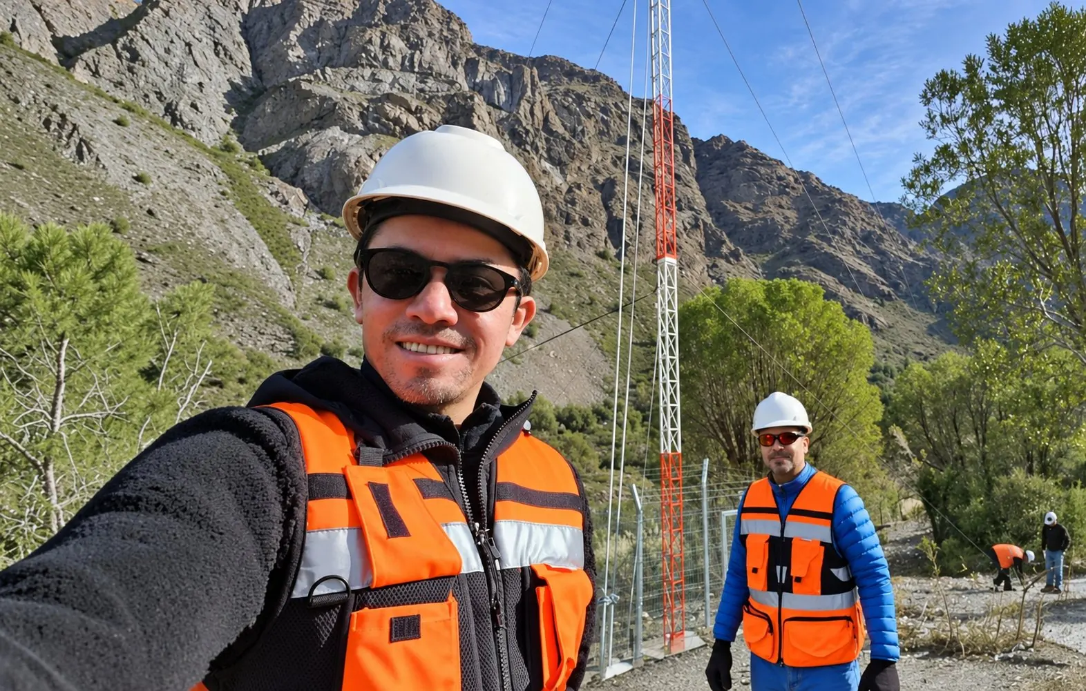 Equipo Narrowbits en terreno