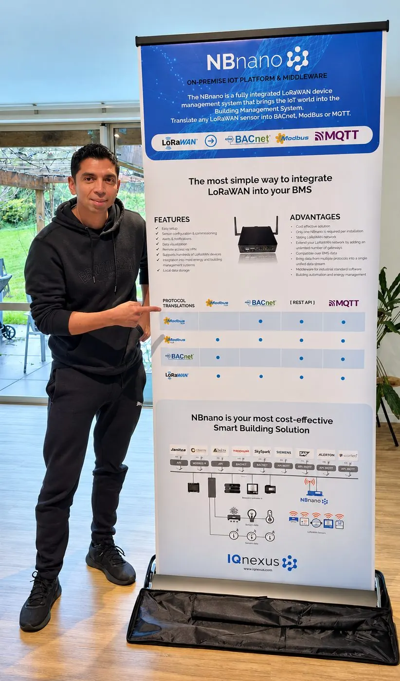 Junto al banner de producto NBnano