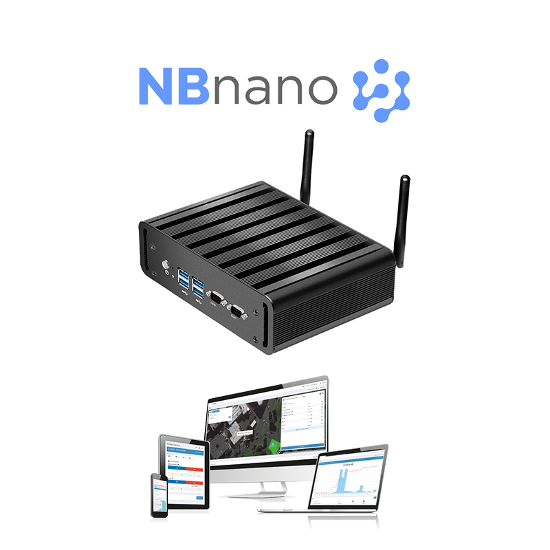 Plataforma IoT NBnano On-premise, ModBus / LoRaWAN®, Datalogger